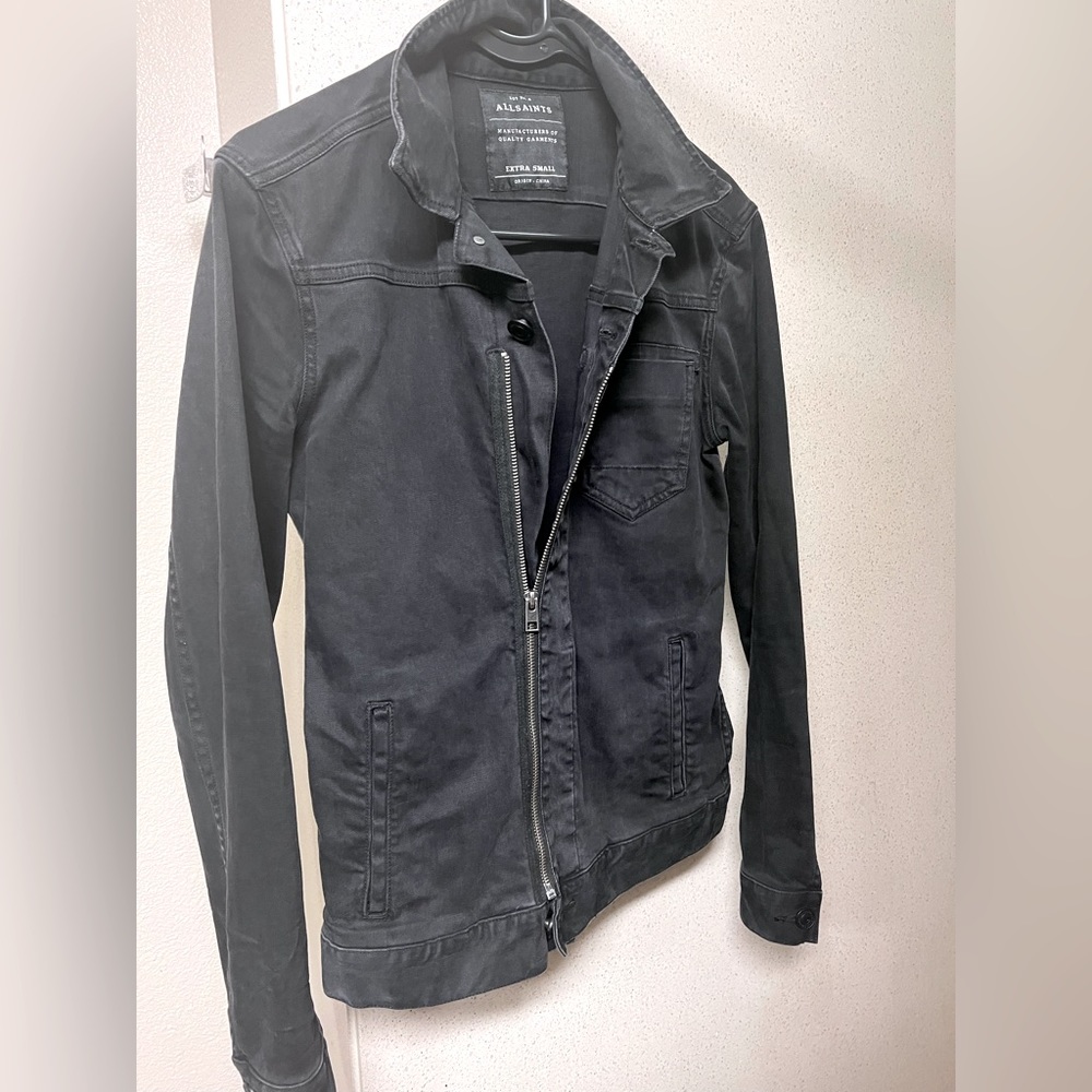 All saint denim jacket